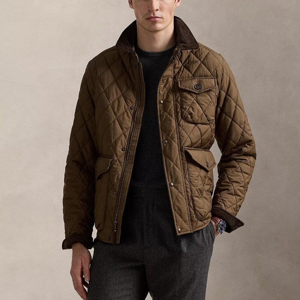 Polo Ralph Lauren The Beaton Quilted Jacket - Chestnut L